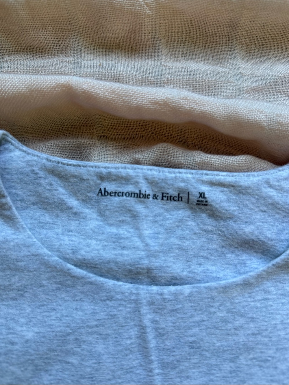 Abercrombie & Fitch Light Heather Gray Bodysuit Slimming